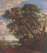 VLIEGER, Simon de Landscape with River and Trees ar Spain oil painting artist